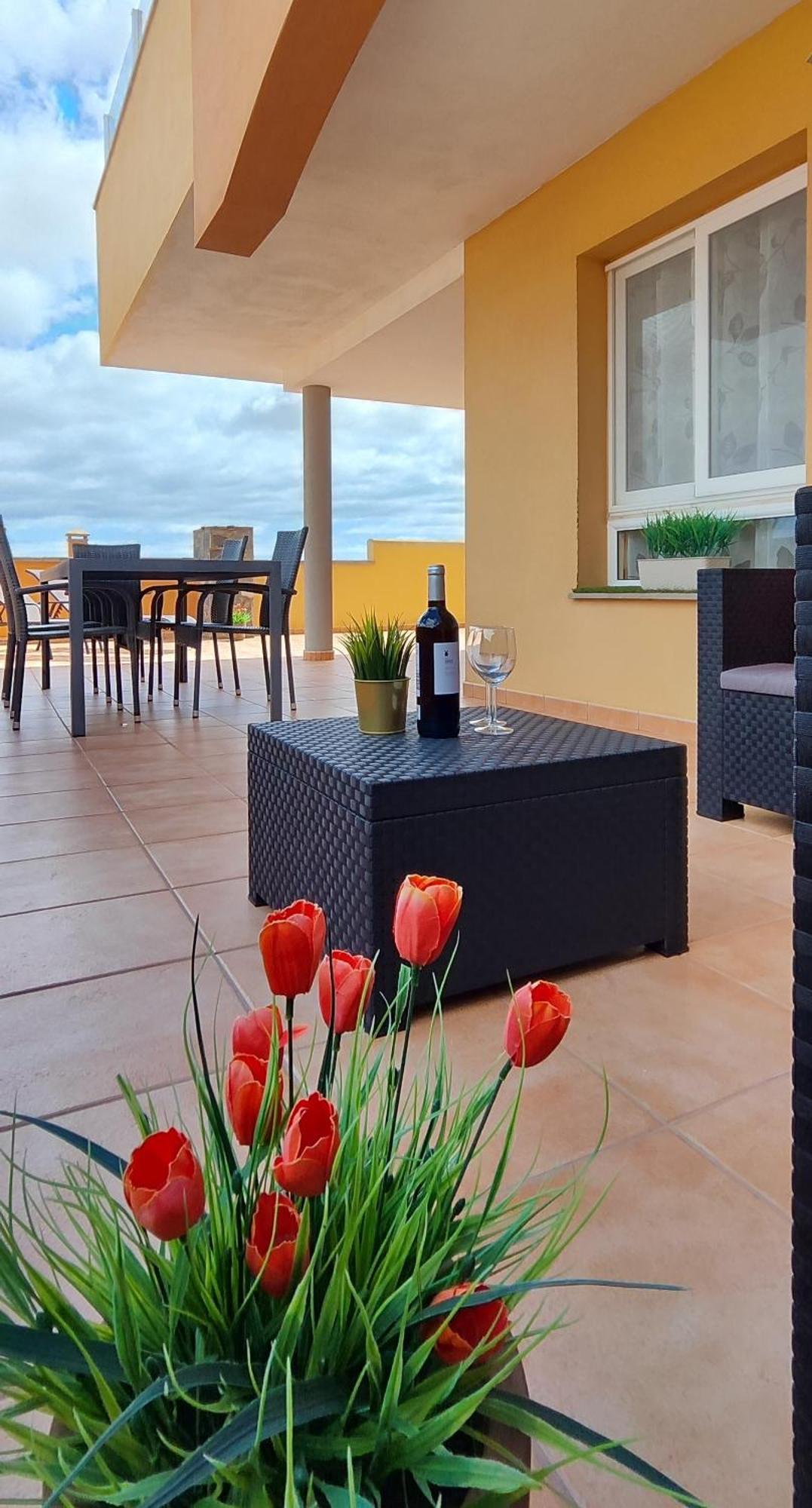 Tres Islas Apartment - 70 M2 Private Terrace Corralejo Exterior foto